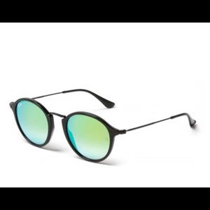 Ray-Ban RB2447 Round Fleck Pop Sunglasses (unisex)